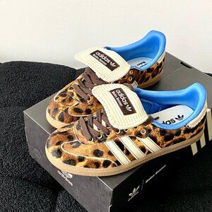 adidas Samba Pony Samba Pony Wales Bonner Leopard Womens Sneakers Brown